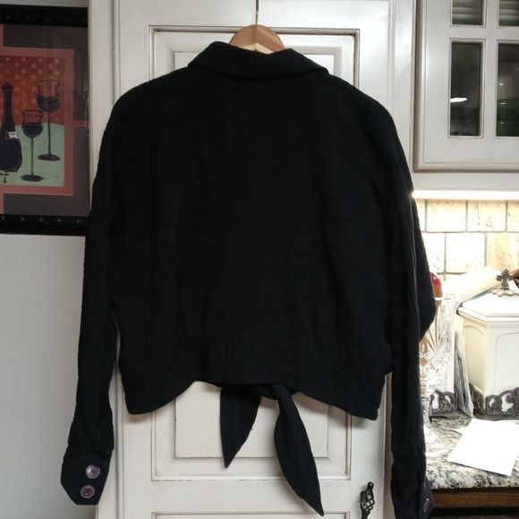 Free People 'Sun Streaks' Tie Front Top - Picture 10 of 12